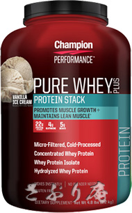 CHAMPION NUTRITION PURE WHEY PROTEIN STACK 5LB ４本セット チャンピオン ピュアホエイスタック