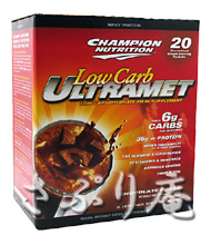 CHAMPION NUTRITION ULTRAMET LOW CARB 20PK チャンピオン ウルトラメット ローカーボ