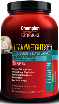 プロテイン ウエイトゲイナー Champion Nutrition Heavyweight Gainer 900 7LB（3178g） ウエイトゲイナー ６本セットト